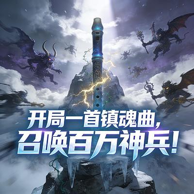 开局一首镇魂曲，召唤百万神兵！有声小说