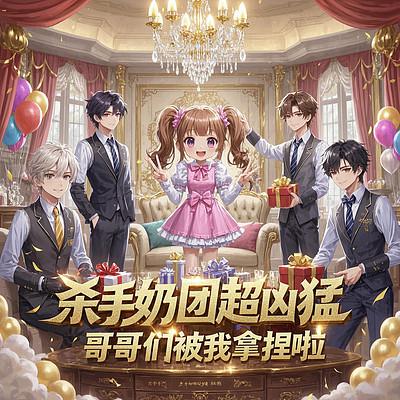 杀手奶团超凶猛，哥哥们被我拿捏啦有声小说