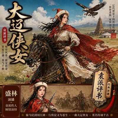 袁派评书大辽侠女有声小说